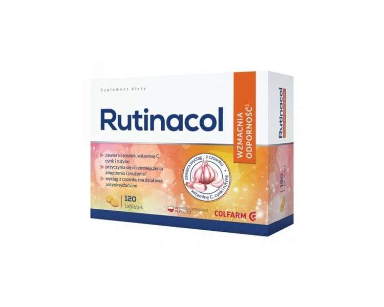 RUTINACOL Cold Flu Immune Booster Defense Support 120 Tablets - BLITZ DPD