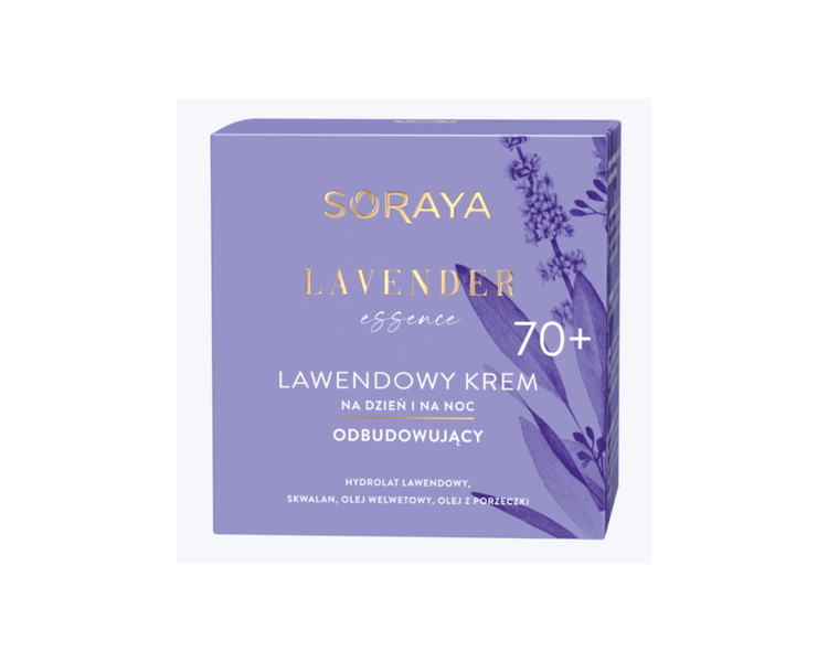 Soraya Lavender Essence Rebuilding 70+ Day & Night Cream with Velvet Flower Seed Oil