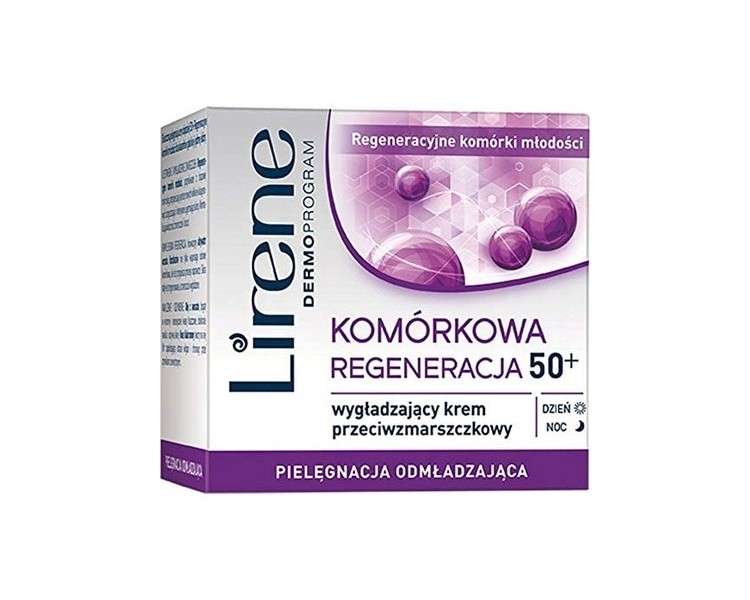 Lirene Cellular Regeneration 50+ Smoothing Anti-Wrinkle Cream 50ml