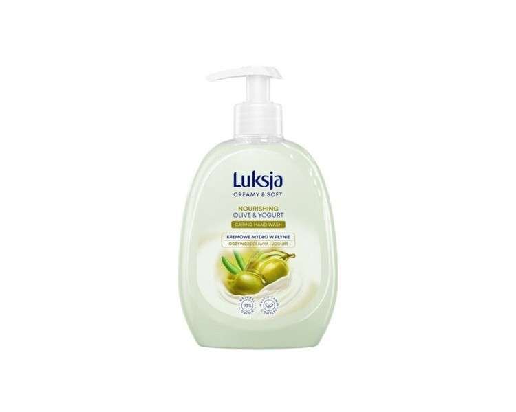 Luxja Creamy and Gentle Nourishing Liquid Soap Olive and Yogurt 500ml