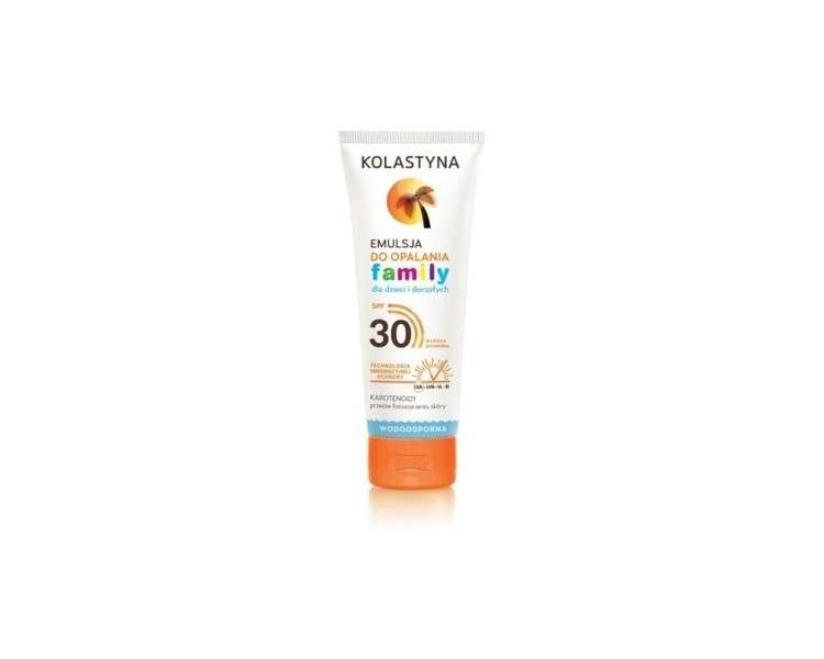 Kolastyna Family Sunscreen Emulsion SPF30 250ml