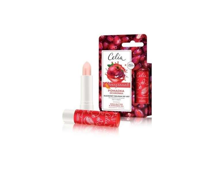 Celia Protective Lipstick Pomegranate Oil Lip Balm