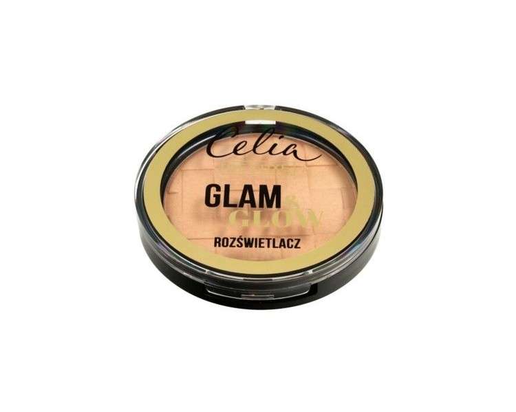 Celia De Luxe Highlighter Glam & Glow No. 106 Gold 9g