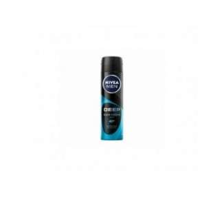 Nivea Men Deep Black Carbon Beat Antiperspirant Spray 150ml