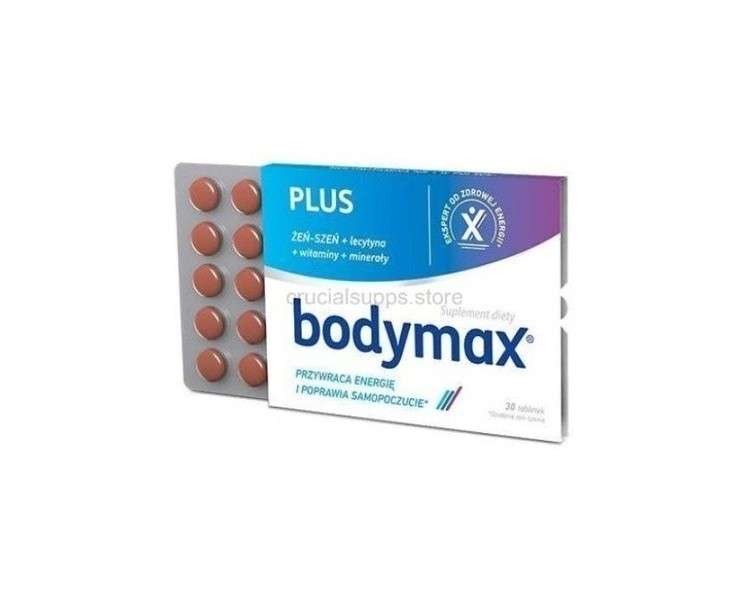 Bodymax Plus 30 Tablets