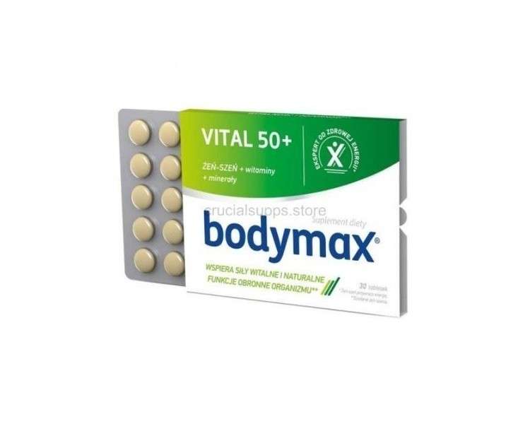 Bodymax Vital 50+ 30 Tablets