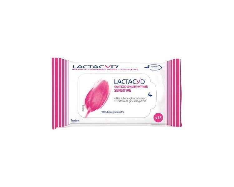 Lactacyd Sensitive Intimate Hygiene Wipes Fragrance-Free