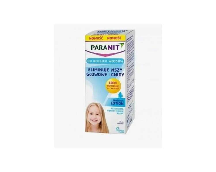 PARANIT Sensitive Lotion Eliminating Lice and Nits for Long Hair 150ml