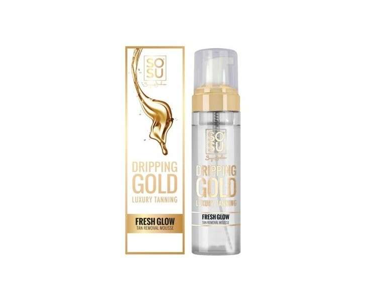 SOSU by SJ Dripping Gold Fresh Glow Self Tan Eraser Foam Exfoliant