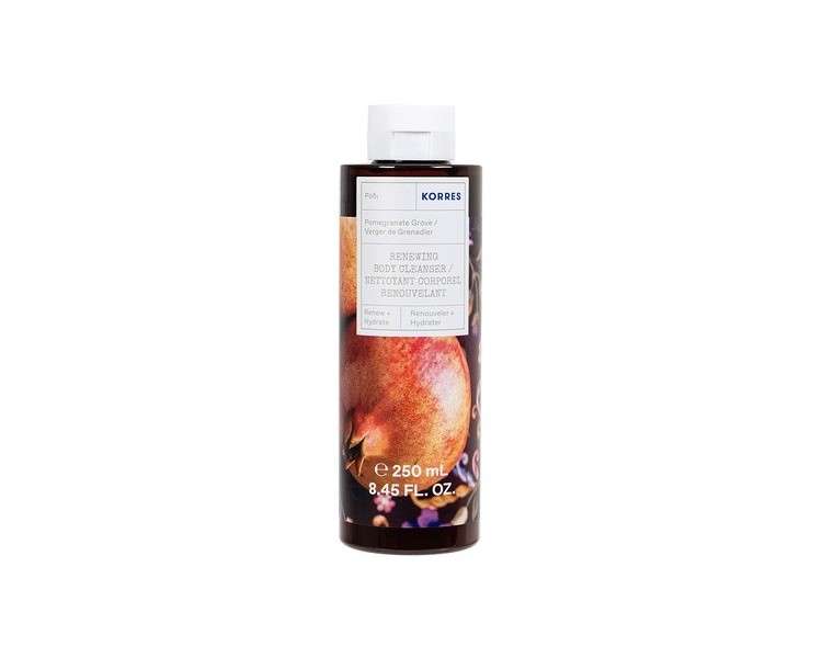 KORRES Pomegranate Grove Revitalizing Shower Gel with Active Aloe Vera 250ml