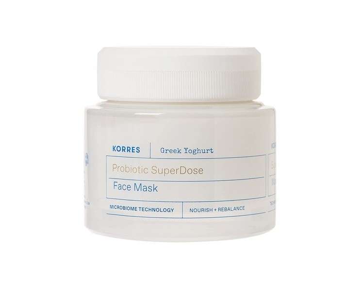 KORRES GREEK YOGHURT Probiotic Face Mask Dermatologically Tested 100ml