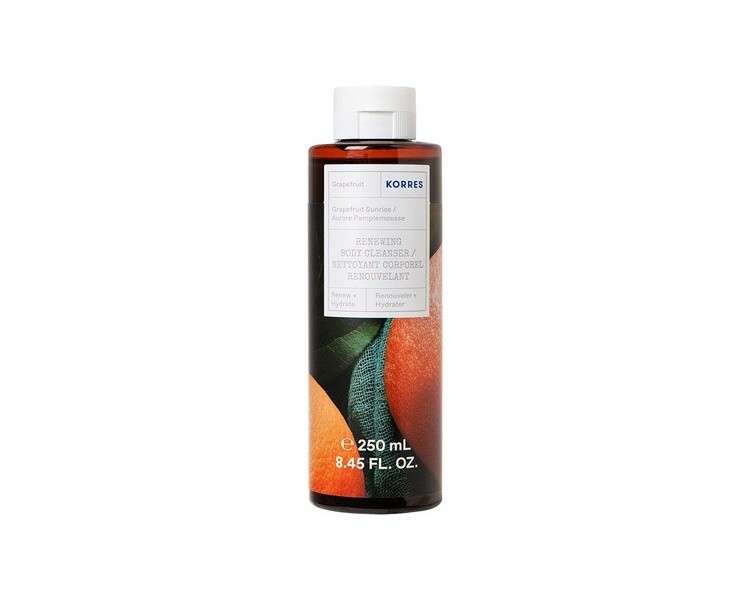 KORRES Grapefruit Sunrise Revitalising Shower Gel with Active Aloe Vera 250ml