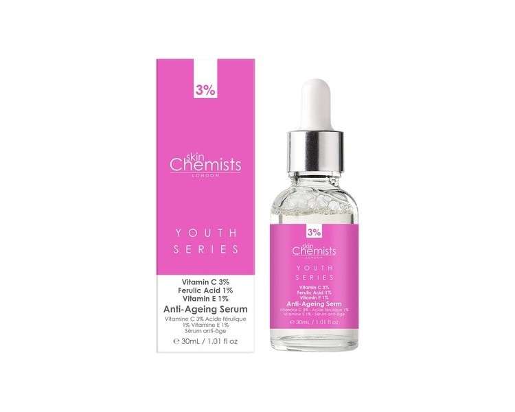 Skin Chemists Anti-Ageing Vitamin C 3% Ferulic Acid 1% Vitamin E 1%