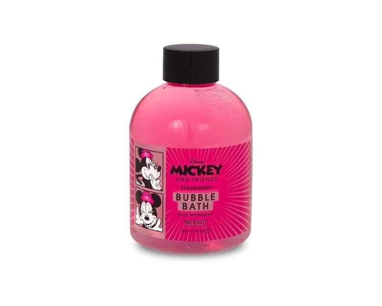 MAD BEAUTY Disney Mickey & Friends Minnie Mouse Strawberry Fragranced Bubble Bath Powder for Rest and Relaxation