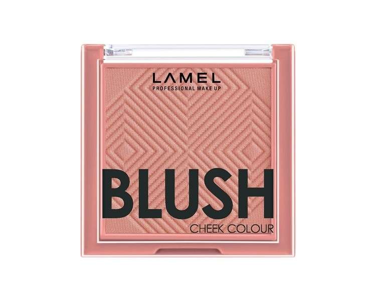 Lamel Blush Cheek Colour 4 Universal Shades Coral N. 403 - Cruelty-free