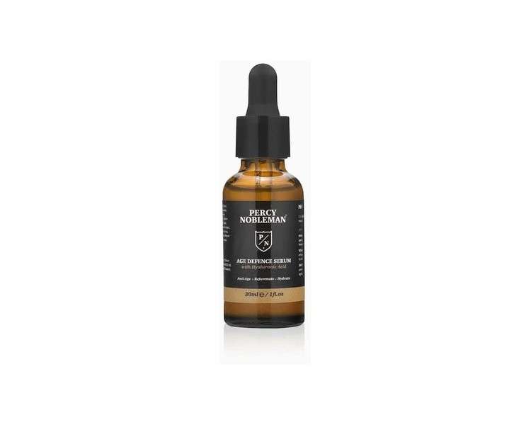 Percy Nobleman Age Defence Serum with Hyaluronic Acid and Vitamins 30ml