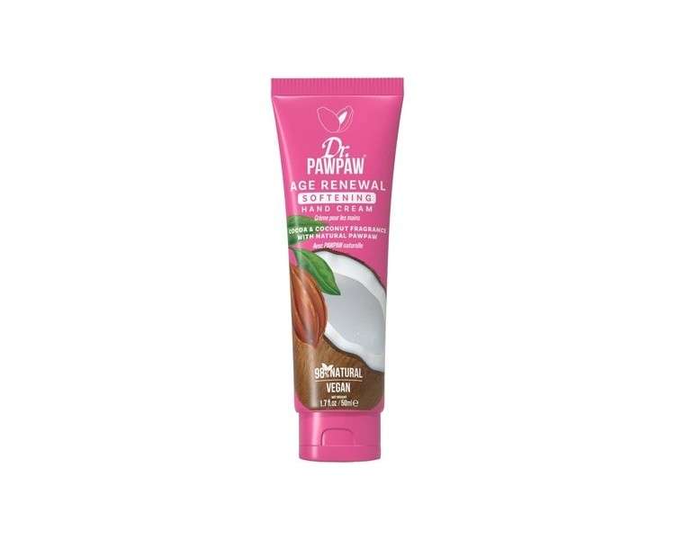 Dr.PAWPAW Age Renewal Softening Hand Cream Cocoa & Coconut Fragrance 50ml