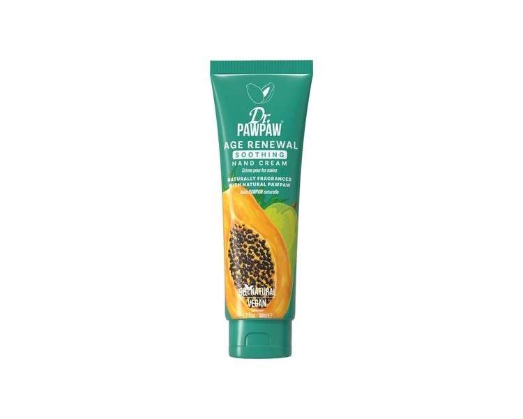 Dr.PAWPAW Age Renewal Soothing Hand Cream Naturally Fragranced 50ml Vegan