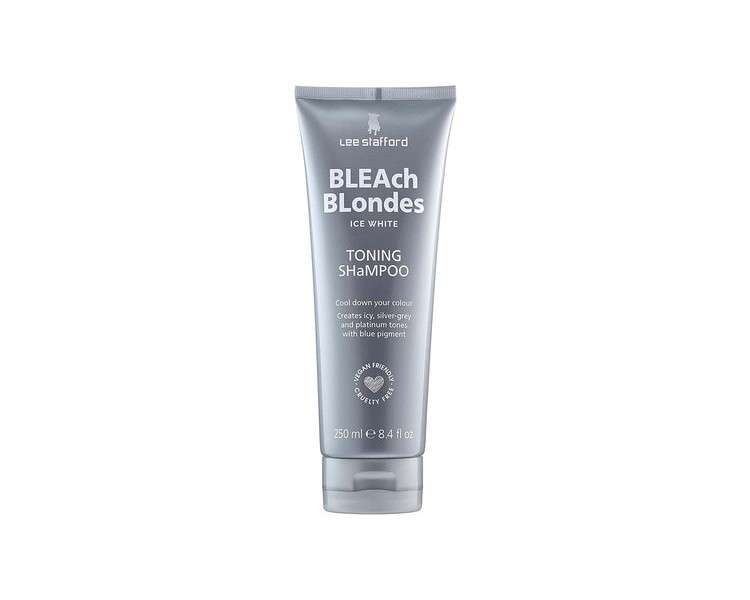 Lee Stafford Bleach Blondes Ice White Silver Toning Shampoo for Blonde Hair