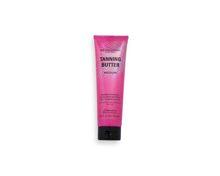 Revolution Beauty Buildable Self Tanning Butter Light/Medium 150ml