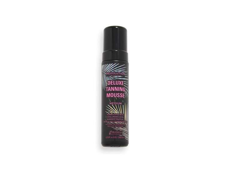 Makeup Revolution Beauty Deluxe Tanning Mousse with Hyaluronic Acid Light/Medium 200ml