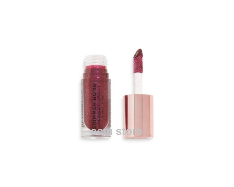 Revolution Shimmer Bomb Lip Gloss Gleam/EBON