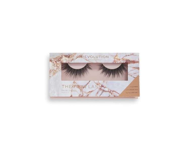 Makeup Revolution The Foxy Lash False Lashes 5D A Pair of False Eyelashes On A Strip