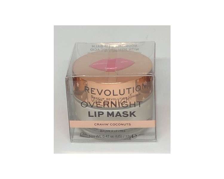 Makeup Revolution Dream Kiss Overnight Lip Balm Mask Cravin' Coconuts