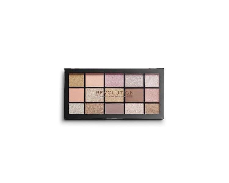 Makeup Revolution Reloaded Fundamental Eyeshadow Palette 15 Shades 16.5g