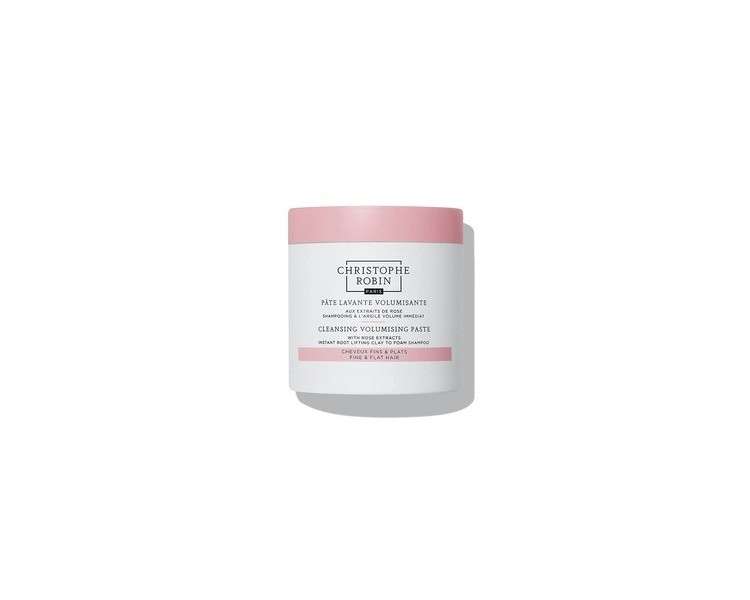 Christophe Robin Cleansing Volumizing Paste with Pure Rassoul Clay and Rose Extracts 2.5 fl. oz. Travel Size