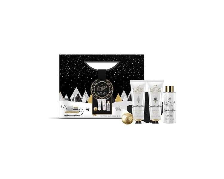 The Luxury Bathing Sparkling Pear & Nectarine Blossom Winter Love Perfect Night In Gift Bag