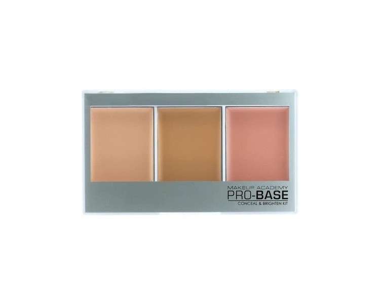 MUA Pro Base Conceal & Brighten Trio Kit Porcelain Beige 11g