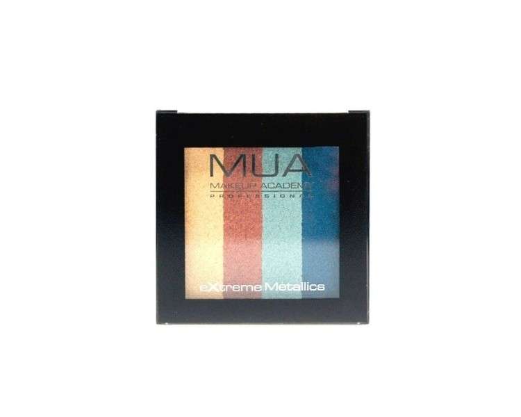 MUA Show Stopper Shimmer Metallic Eyeshadow Quad 5.9g