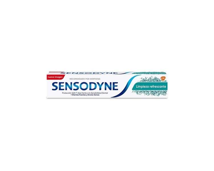 Sensodyne Cleansing Refreshing Toothpaste with Fluoride for Sensitive Teeth 75ml