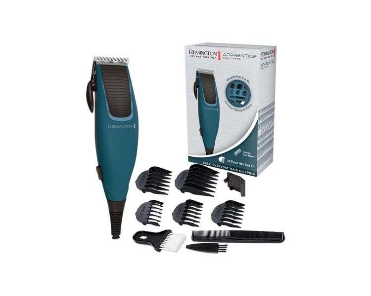 Remington HC5020 Hair Clipper with 5 Attachment Combs and Self-Sharpening Steel Blades