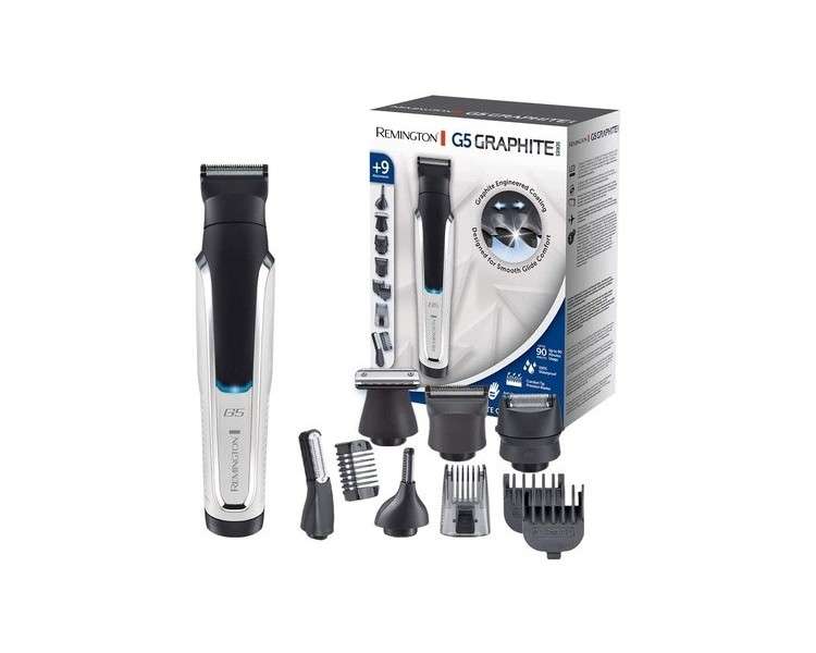 Remington Multi Groomer Lithium G5 Hair Clipper & Beard Trimmer for Men with 9 Attachments