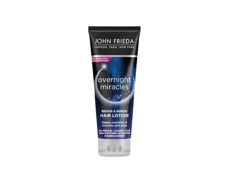 John Frieda Overnight Miracles Repair & Renew Leave In Lotion Hair Mask 100ml