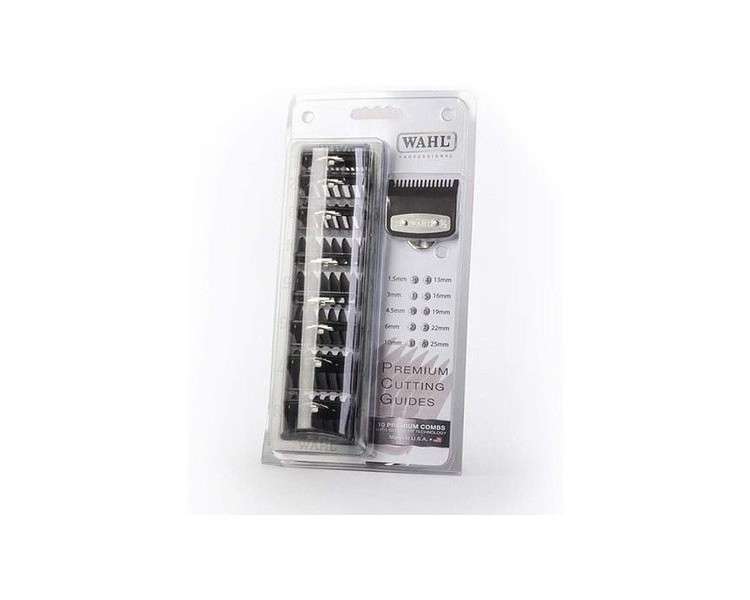 Wahl Premium Comb Set 1-8, 0.5 & 1.5 for Taper Clippers in Caddy