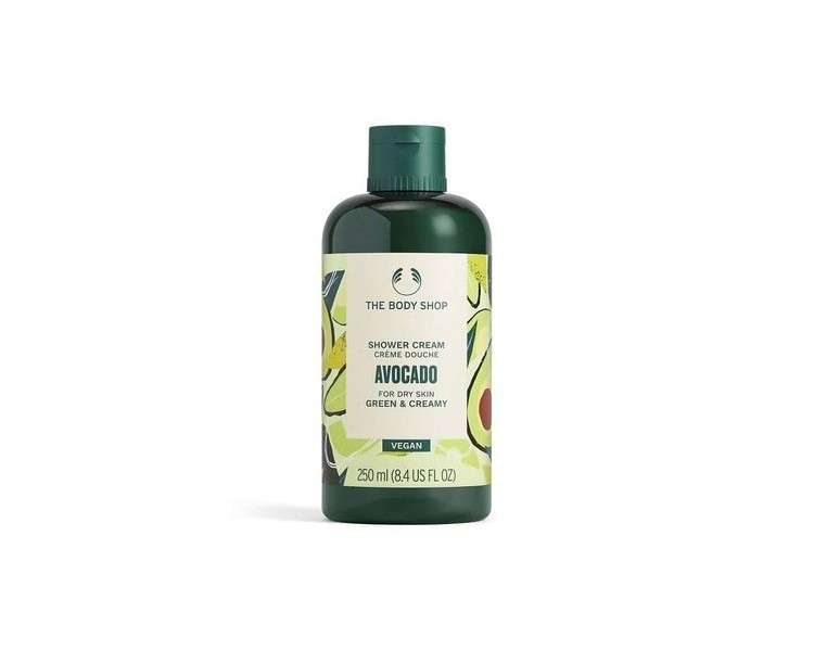 The Body Shop Avocado Shower Cream for Dry Skin Vegan 250ml