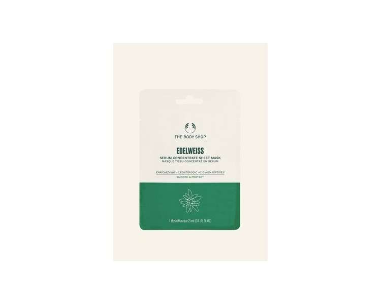 The Body Shop Edelweiss Smooth & Protect Serum Concentrate Sheet Mask