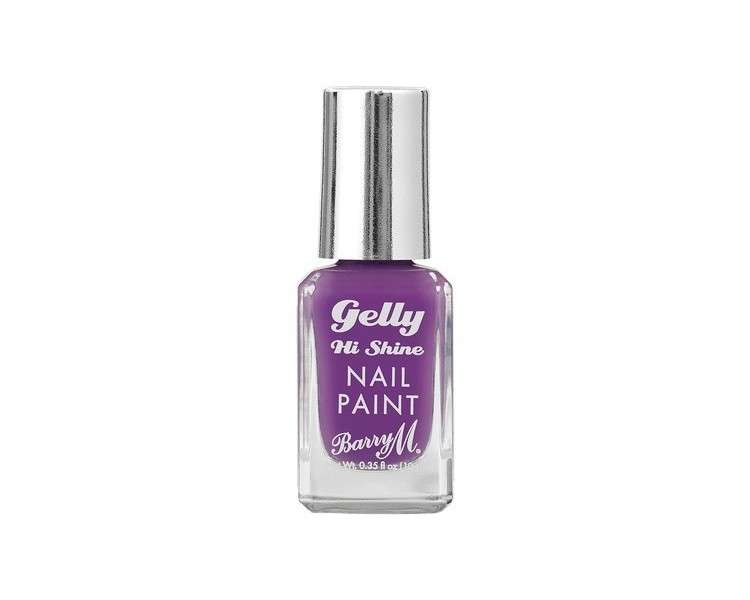 Barry M Gelly Nail Paint Lilac Parma Violet 10ml