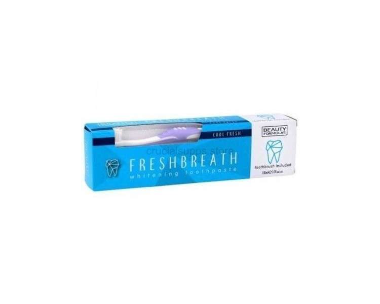 Beauty Formulas Whitening Toothpaste Freshbreath 100ml with Brush