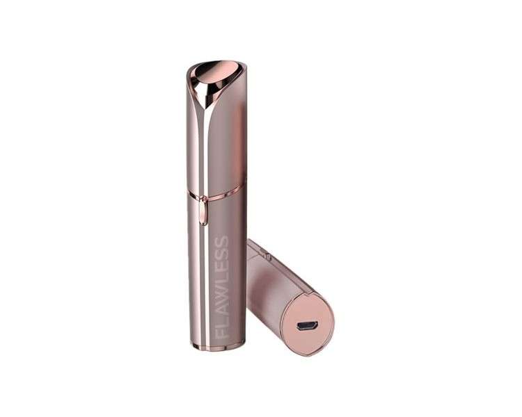 Finishing Touch Flawless Rechargeable Hair Remover for Face with 2 Replacement Heads Blush