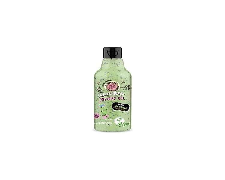 SKIN SUPER GOOD Natural Shower Gel Organic Cucumber & Basil Seeds 250ml