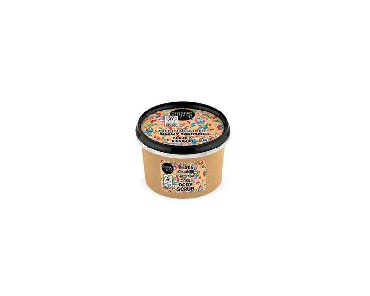 Organic Shop Christmas Cookies Body Scrub Ginger and Cinnamon 250ml