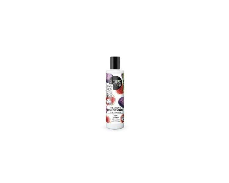 Organic Shop Volumizing Conditioner for Oily Hair Fig and Rosehip 280ml