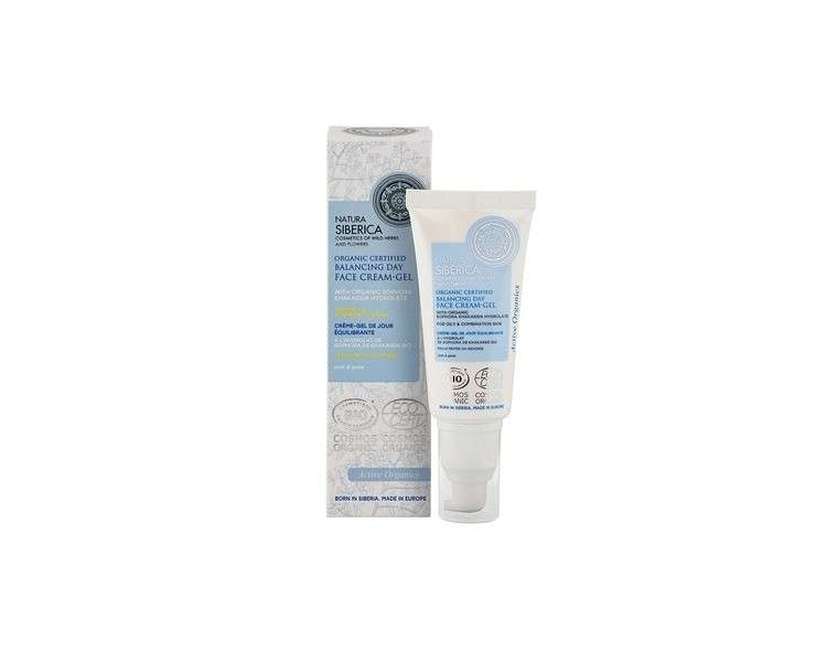 Natura Siberica Bio-Certified Balancing Face Cream Gel for Oily and Combination Skin 50ml 8949E