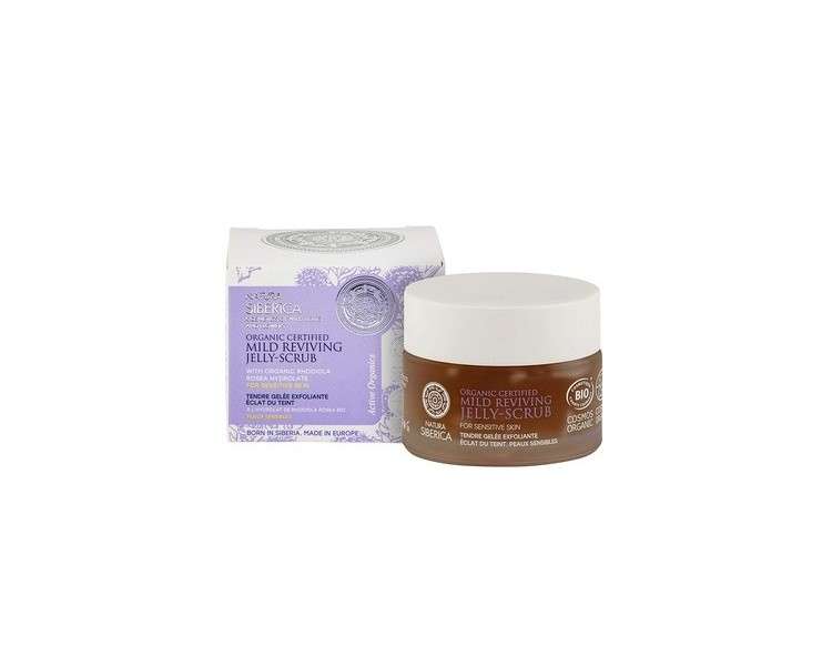 Natura Siberica Bio-Certified Gentle Revitalizing Jelly Scrub for Sensitive Skin 50ml