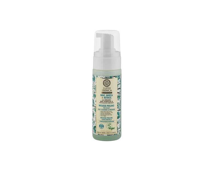 Natura Siberica Super Mint, Bereza & Retinol Scalp Mousse Peeling 170ml