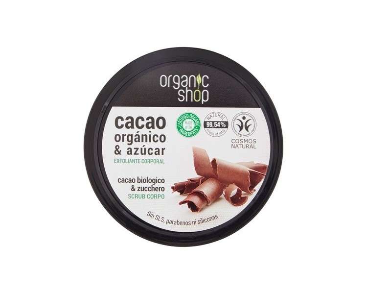 Organic Shop Belgian Chocolate Body Scrub